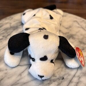 VTG Ty Beanie Baby Dotty - Dog Dalmation 1996 style 4100 Retired With Tag